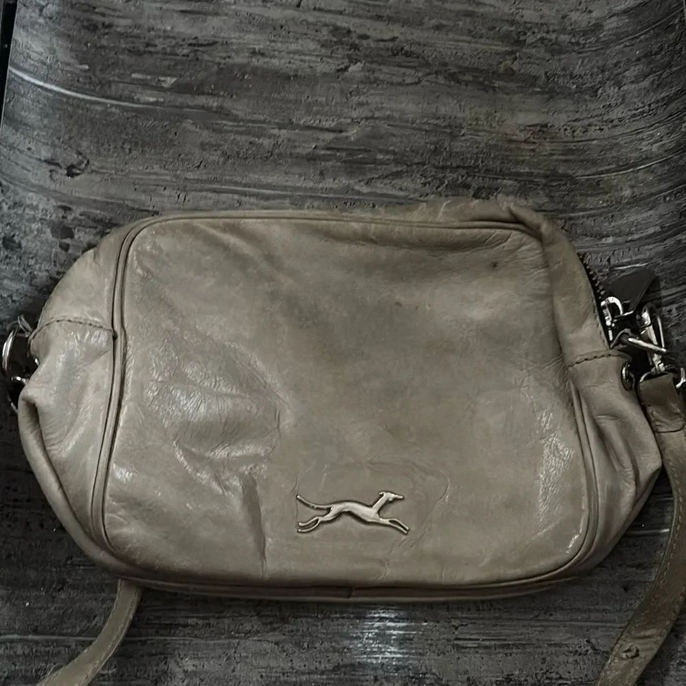Bimba y Lola handbag Leather Medium Shoulder Bag logo purse cross body kangaroo